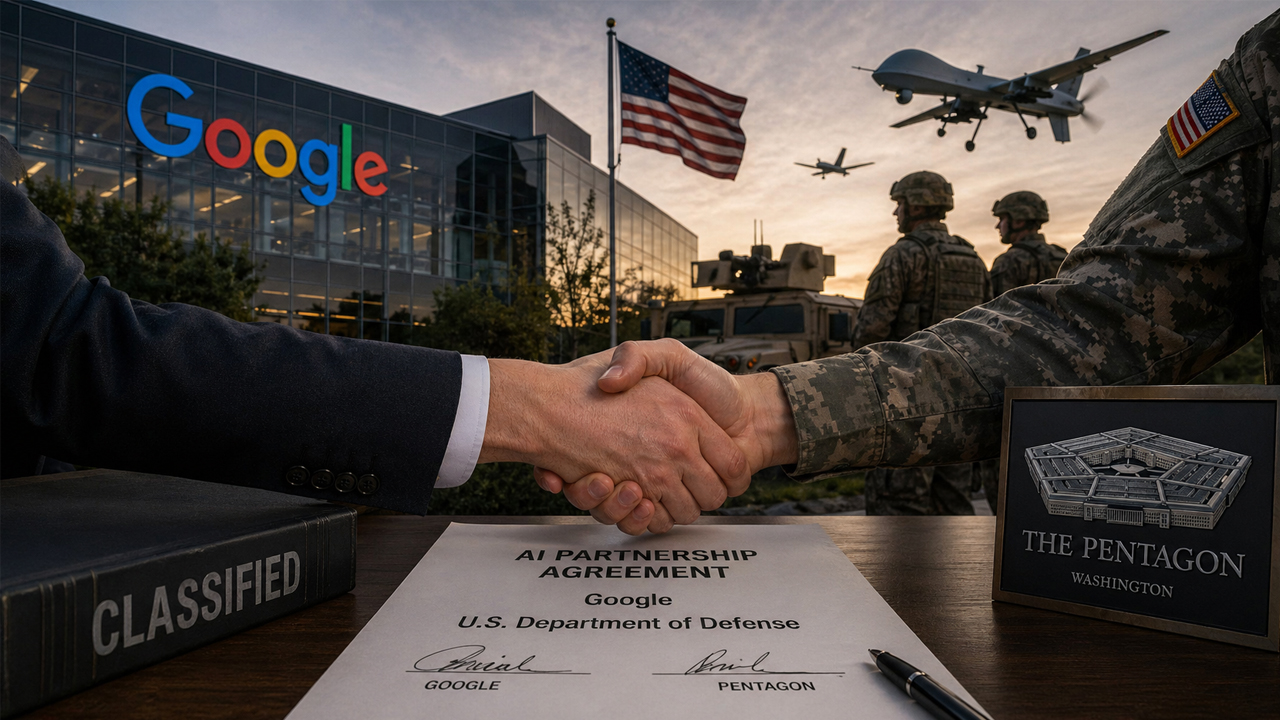GOOGLE JOINS WAR, CALLS IT “SUPPORT”